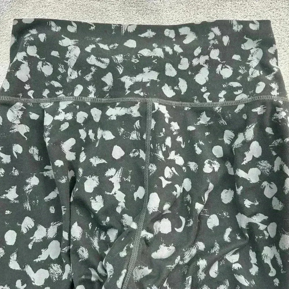 Varley Legging Womens Small Century Black Broken Mini Spot Athleisure Workout - Picture 10 of 11